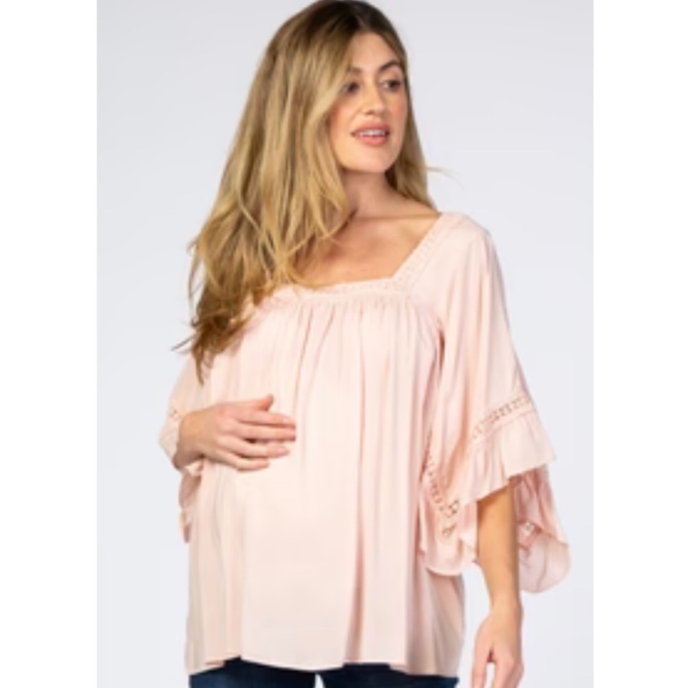 Pinkblush Light Pink Maternity Blouse